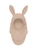 Kominiarka Balaclava Ears Wool Fleece MAHOGANY ROSE