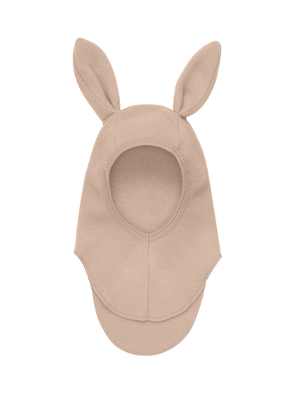 Kominiarka Balaclava Ears Wool Fleece MAHOGANY ROSE