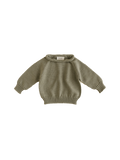 Bezešvý svetr z merino vlny Georgette ARTICHOKE