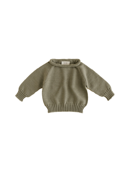 Pull en laine mérinos sans couture Georgette ARTICHOKE