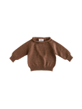 Bezešvý svetr z merino vlny Georgette MOCHA