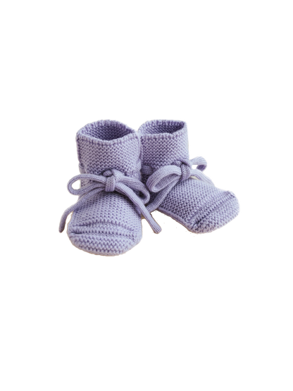Stivaletti in morbida lana merino LILAC