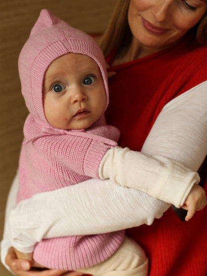 Baby merino Harvey vest COTTON CANDY
