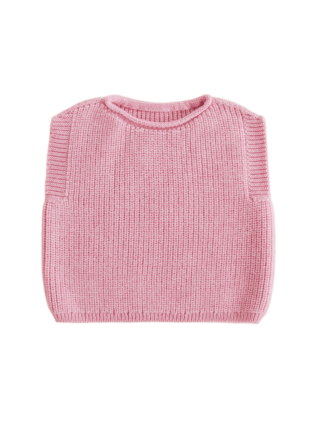 Baby merino Harvey vest COTTON CANDY