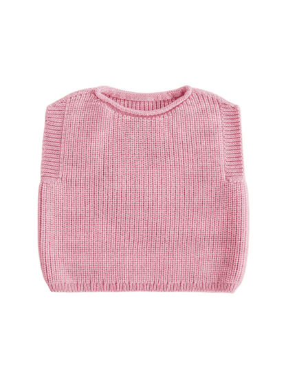 Baby merino Harvey vest COTTON CANDY