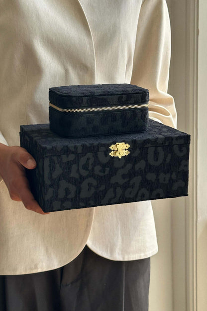 Etui na biżuterię Large Leo Black LEO BLACK