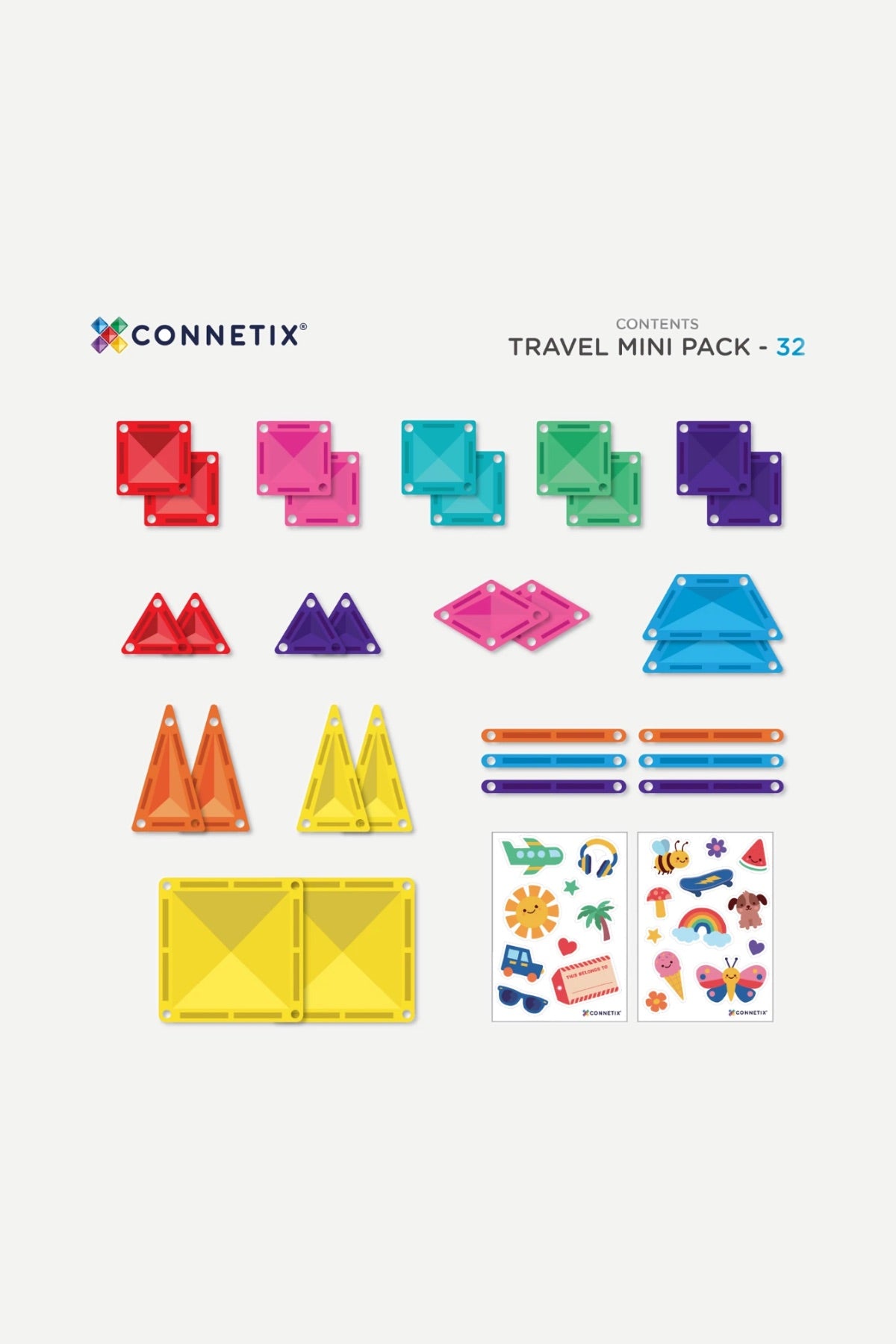 Klocki magnetyczne Travel Mini Pack