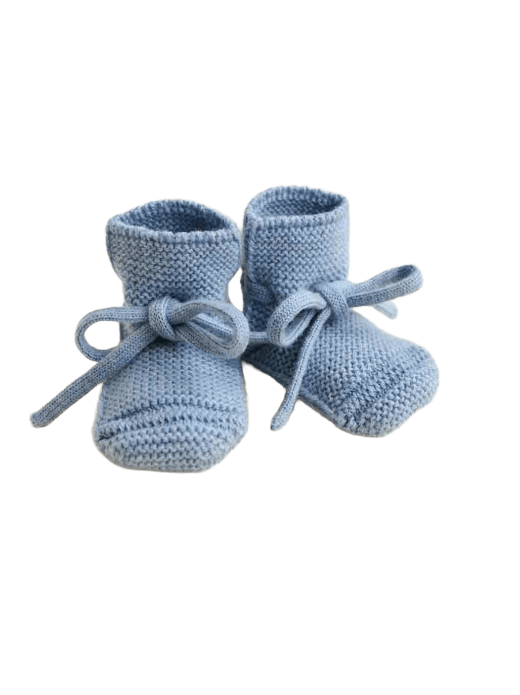 Miękkie buciki z wełny merino LIGHT BLUE