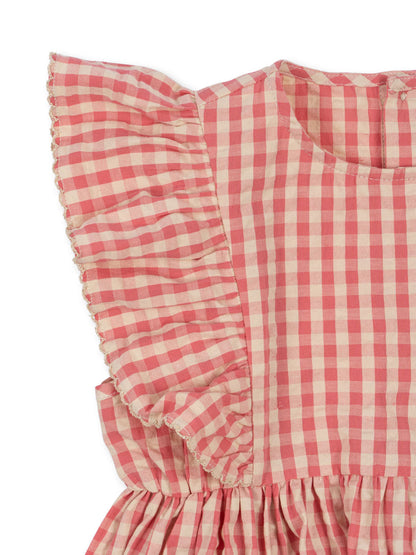 Kim Rüschenkleid FLAMINGO PLUME CHECK
