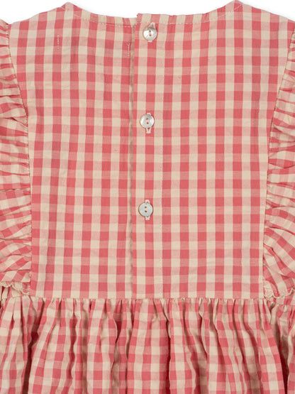 Kim Rüschenkleid FLAMINGO PLUME CHECK
