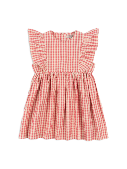 Kim Rüschenkleid FLAMINGO PLUME CHECK