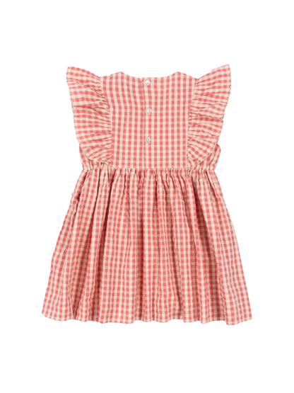 Kim Rüschenkleid FLAMINGO PLUME CHECK