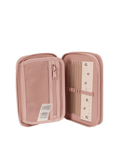 Piórnik szkolny z wyposażeniem Clover MAHOGANY ROSE