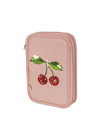 Piórnik szkolny z wyposażeniem Clover MAHOGANY ROSE