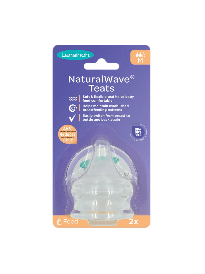 smoczki do szklanej butelki Lansinoh Natural Wave® 2 szt Lansinoh BEBE Concept 