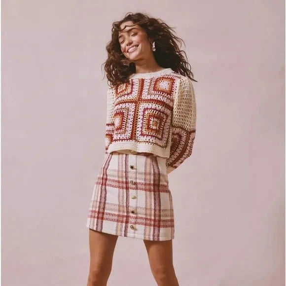 OUTLET Spódnica Mini Claudette Check | rozm. M bébé concept BÉBÉ Concept 