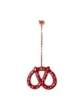 Metall Christbaumschmuck 1 Stk. PRETZEL DOTS