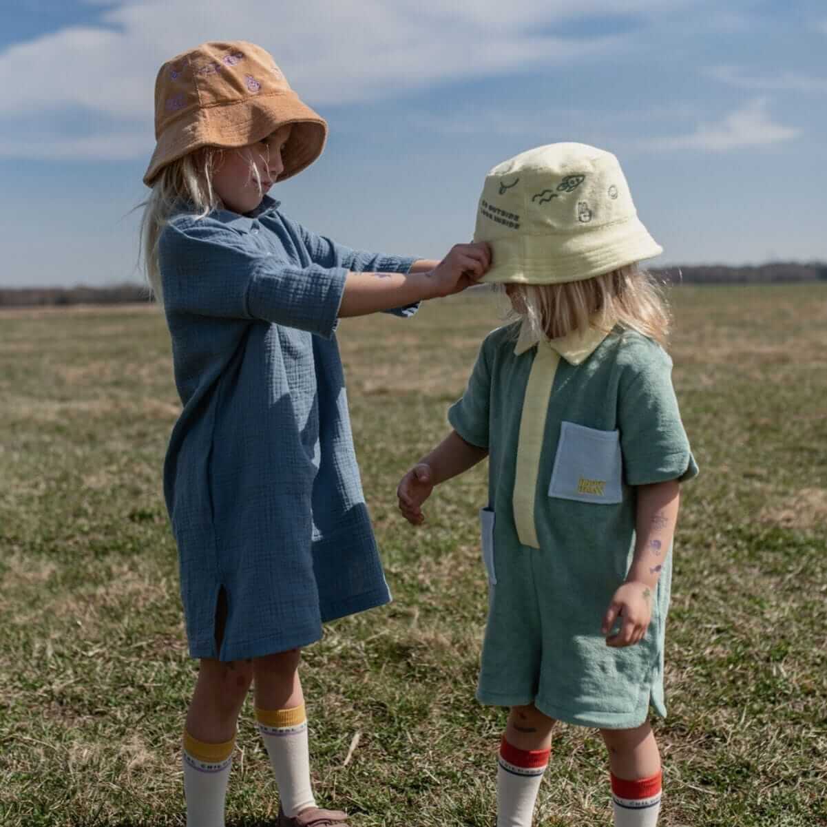 OUTLET Dziecięcy Bucket Hat Frotte  | rozm. 1-3y bébé concept BÉBÉ Concept 