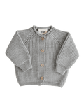 Merino cardigan Inga GREY