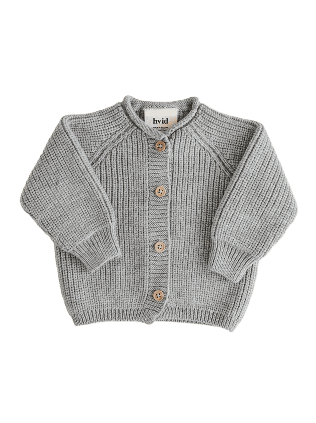 Merino cardigan Inga GREY