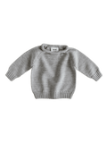 Sweterek niemowlęcy z wełny merino Georgette GREY