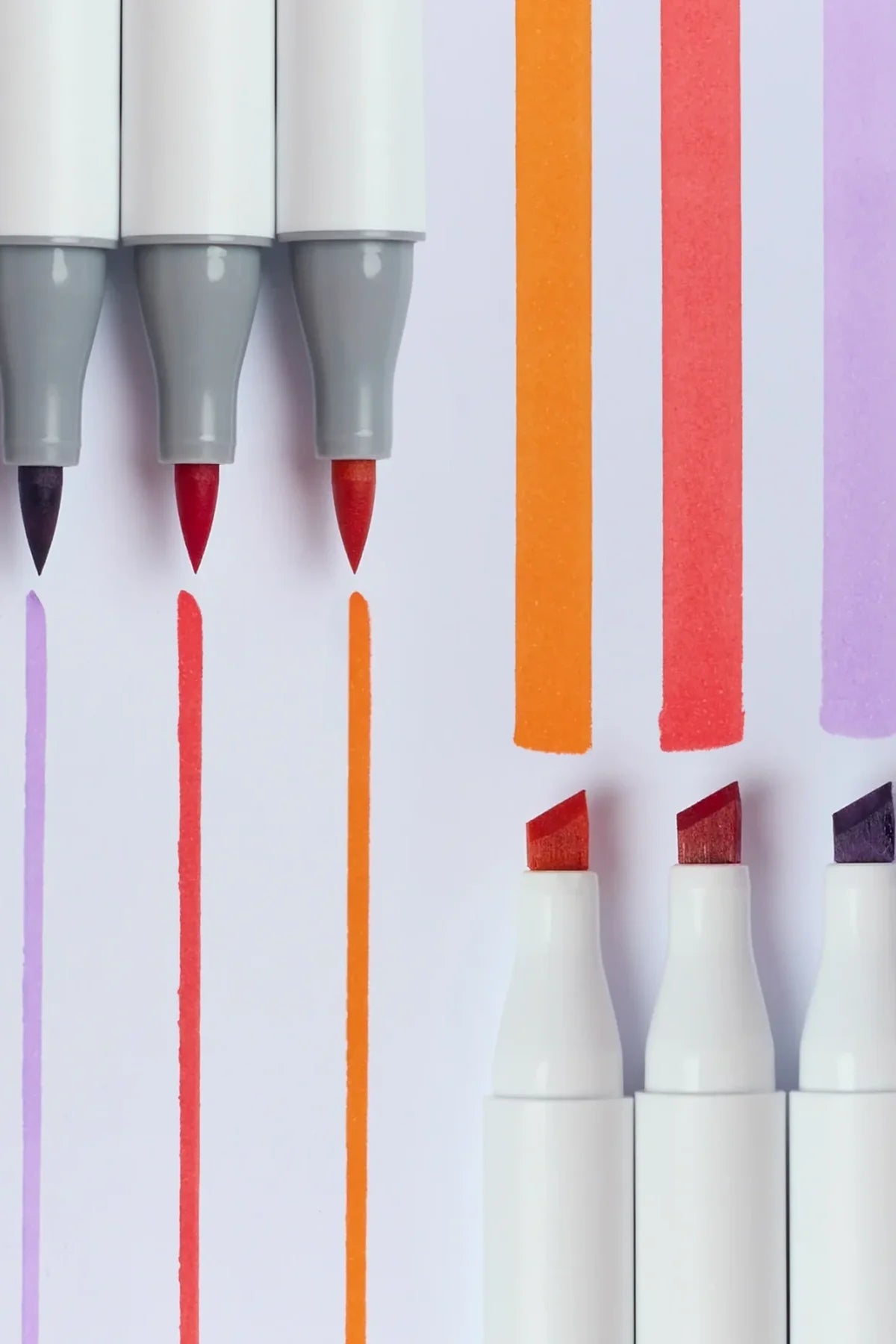 Dwustronne markery alkoholowe Smooth Ink 9 szt.