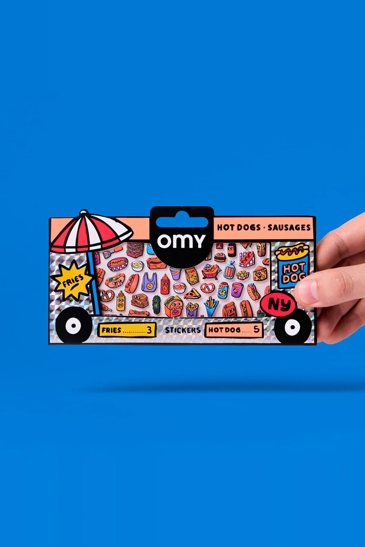 Odlotowe winylowe naklejki Boutique HOT DOG