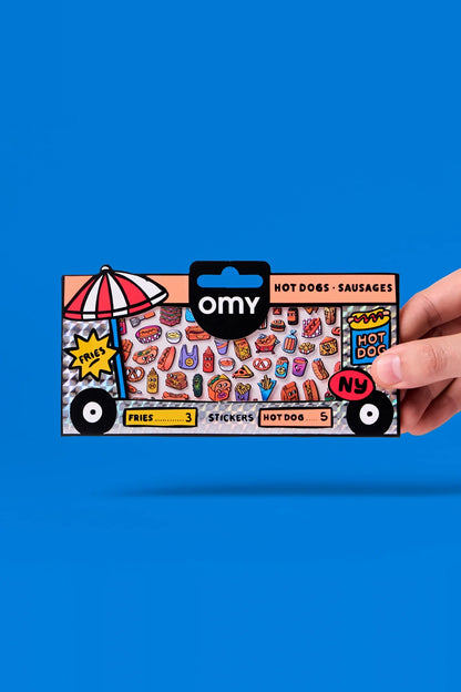 Odlotowe winylowe naklejki Boutique HOT DOG