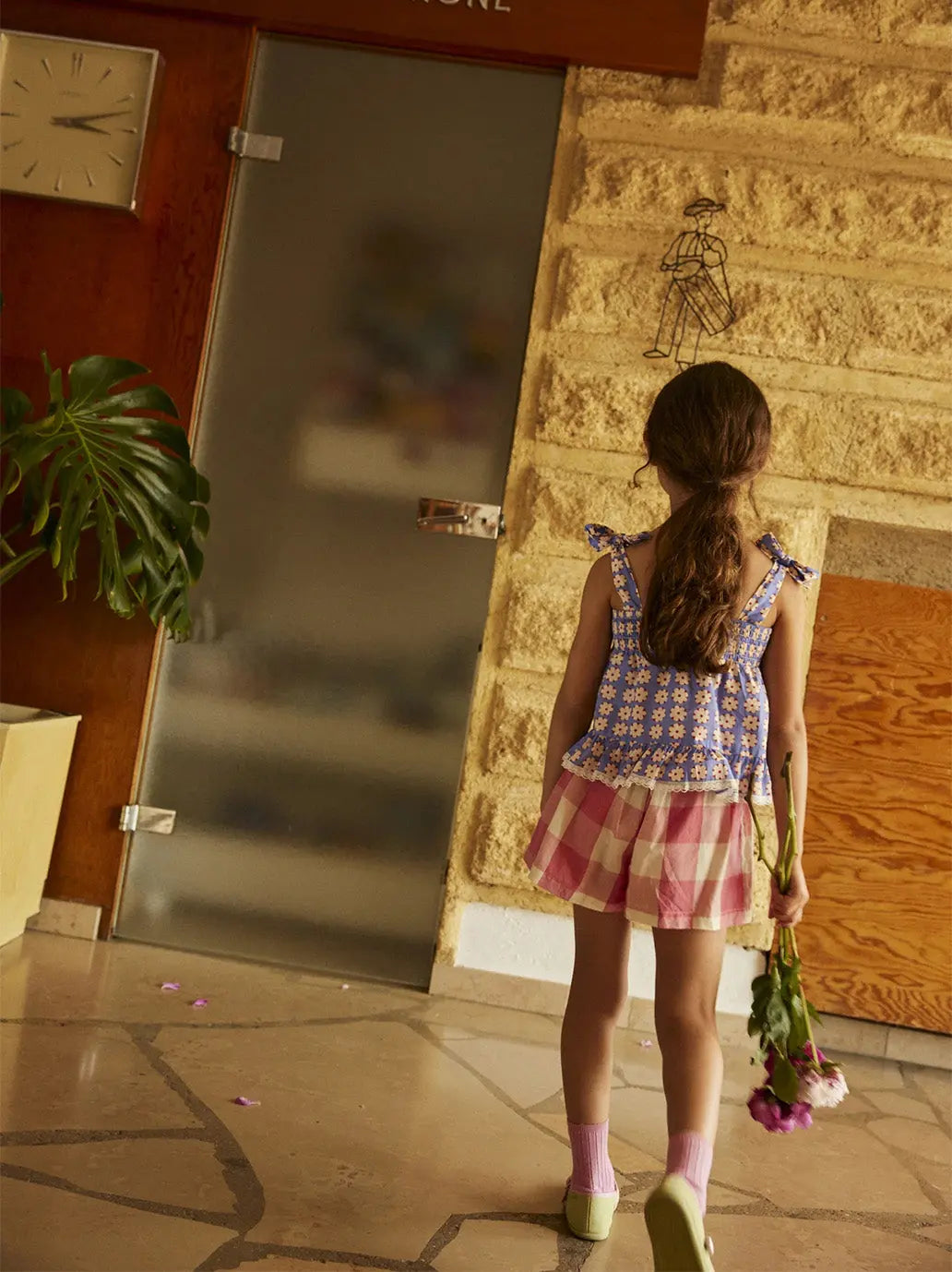 Marlow short Check Rose CHECK ROSE