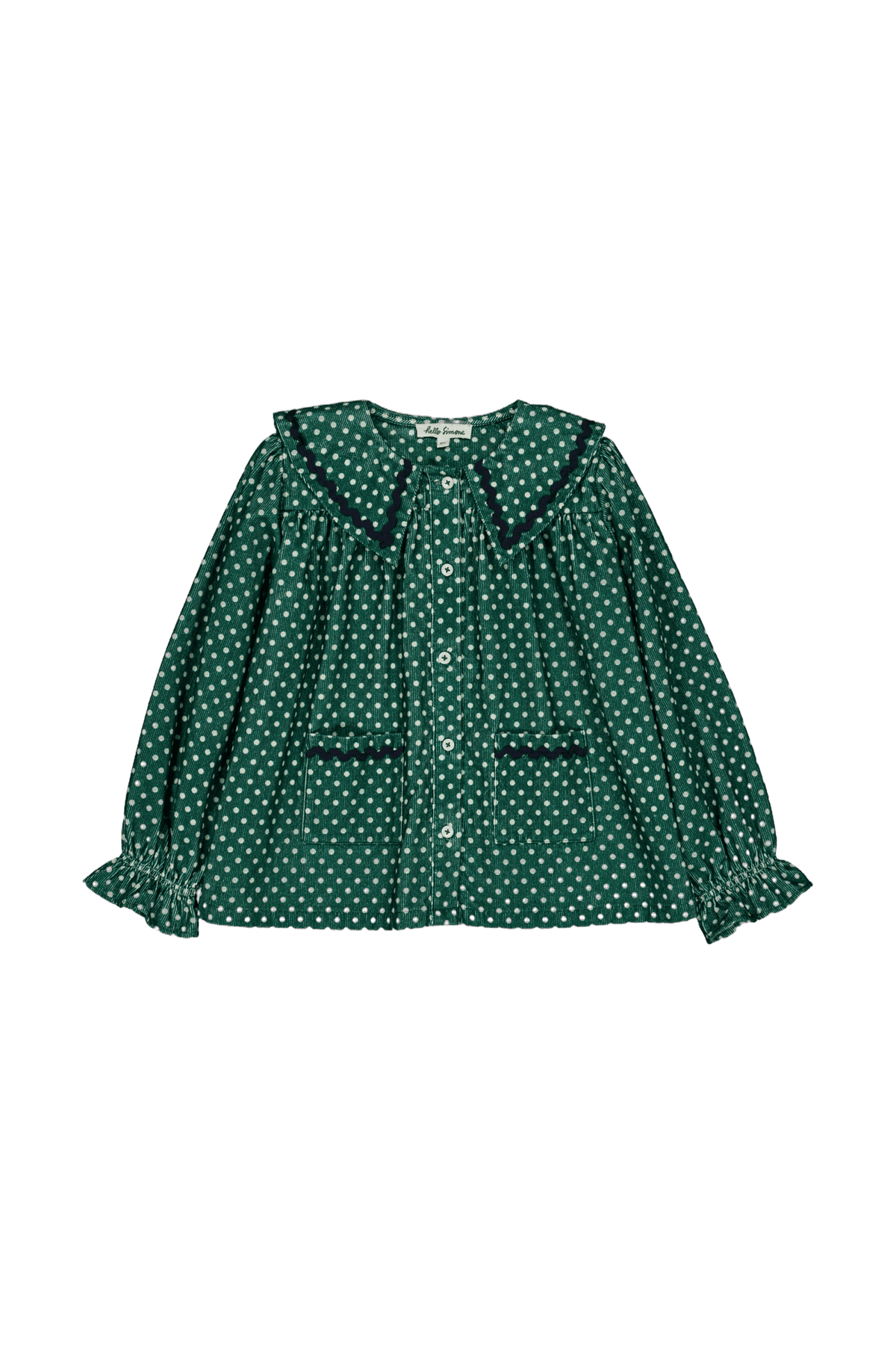 Flo blouse Mint Dots