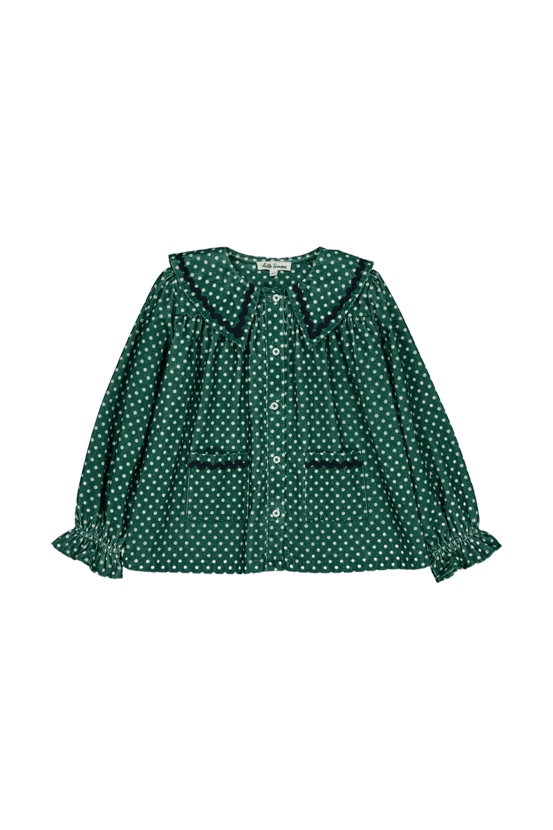 Flo blouse Mint Dots