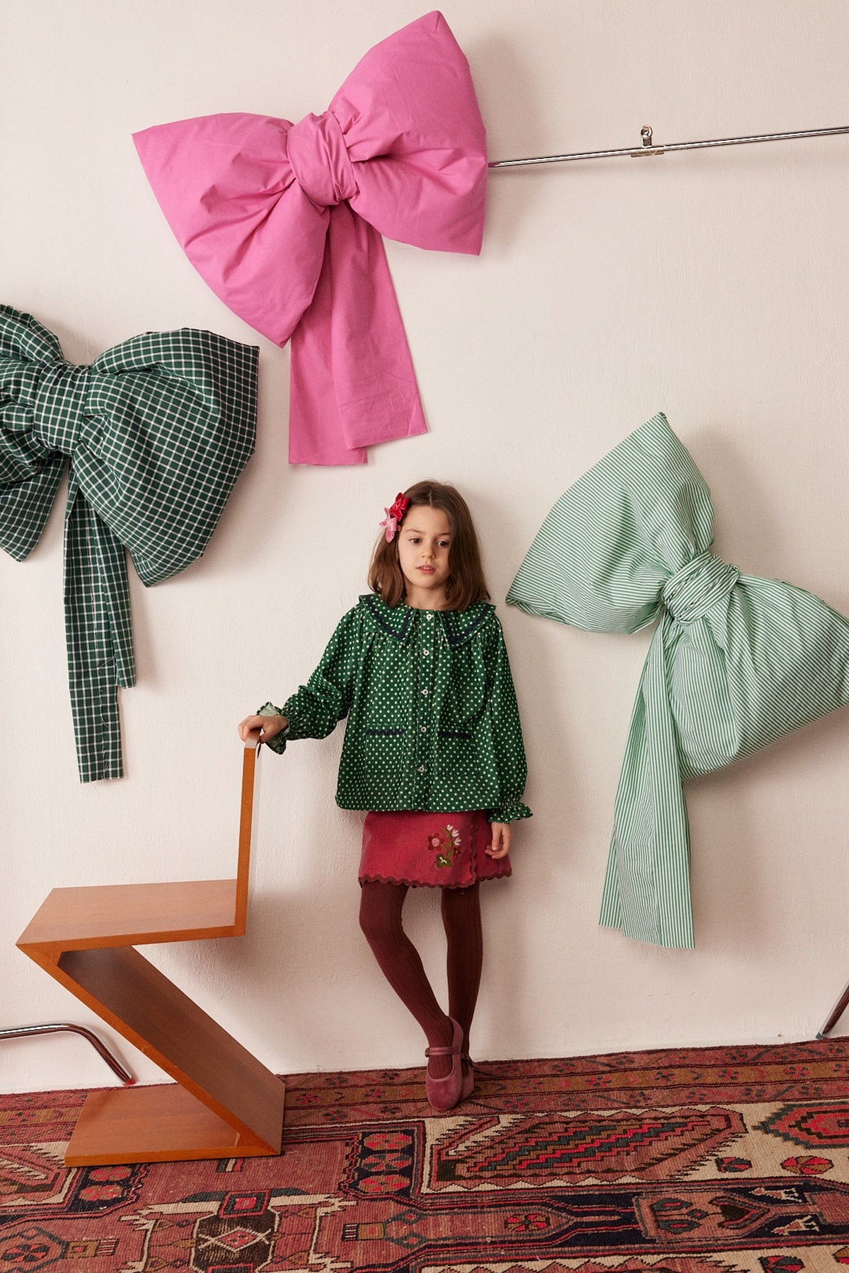 Flo blouse Mint Dots