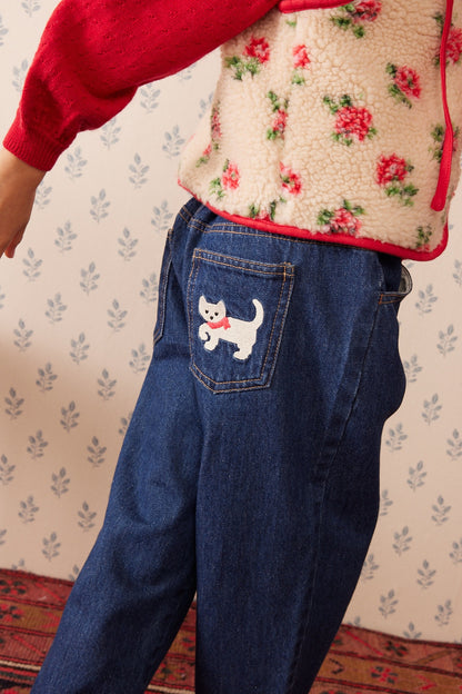 Romy denim pants Kitty DENIM KITTY