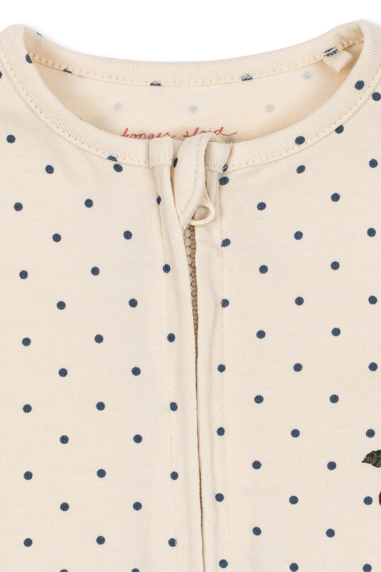 Piżamka niemowlęca Basic Zip Onesie BLUE DOT