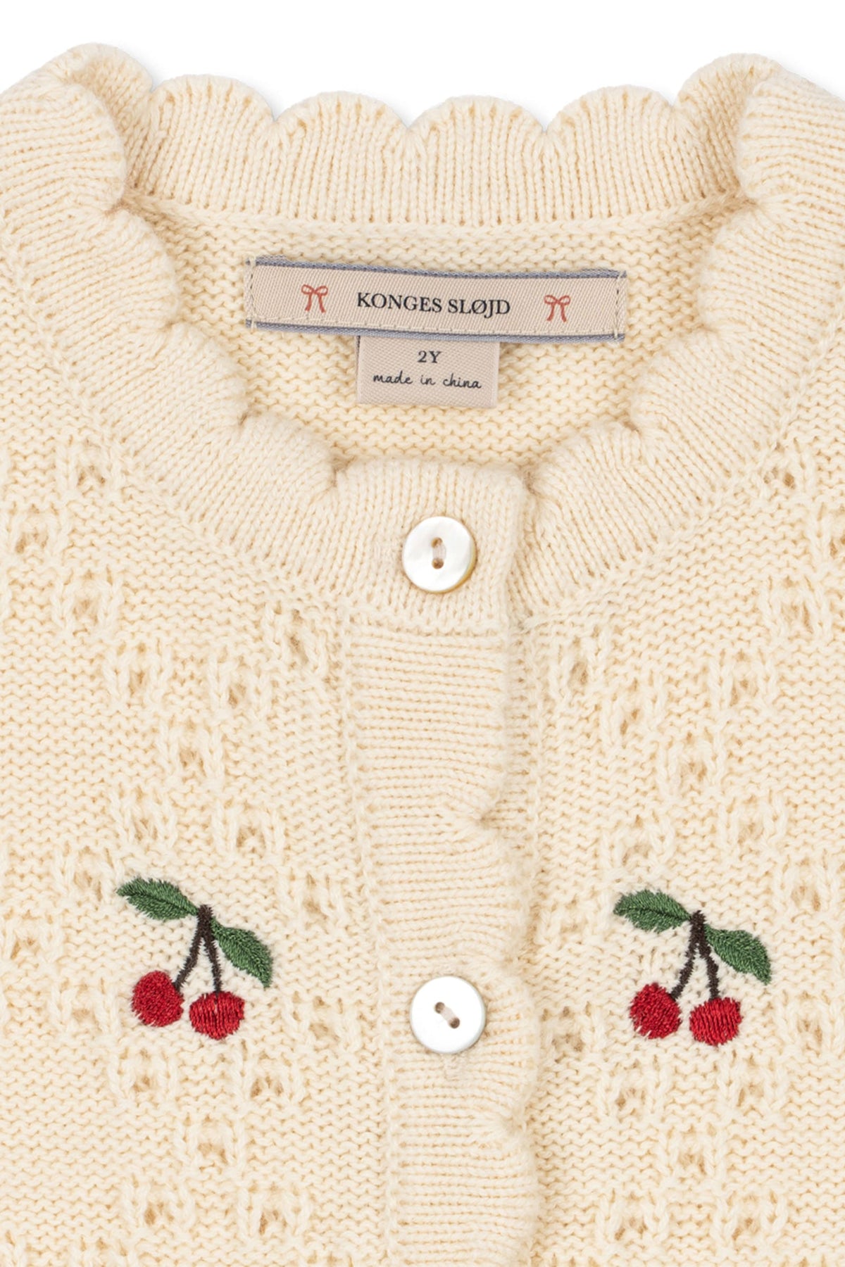 Gilet Cocolo en laine orné de détails BUTTERCREAM