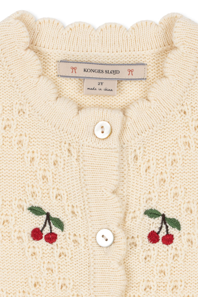 Wełniany sweter ze zdobieniami Cocolo Cardigan