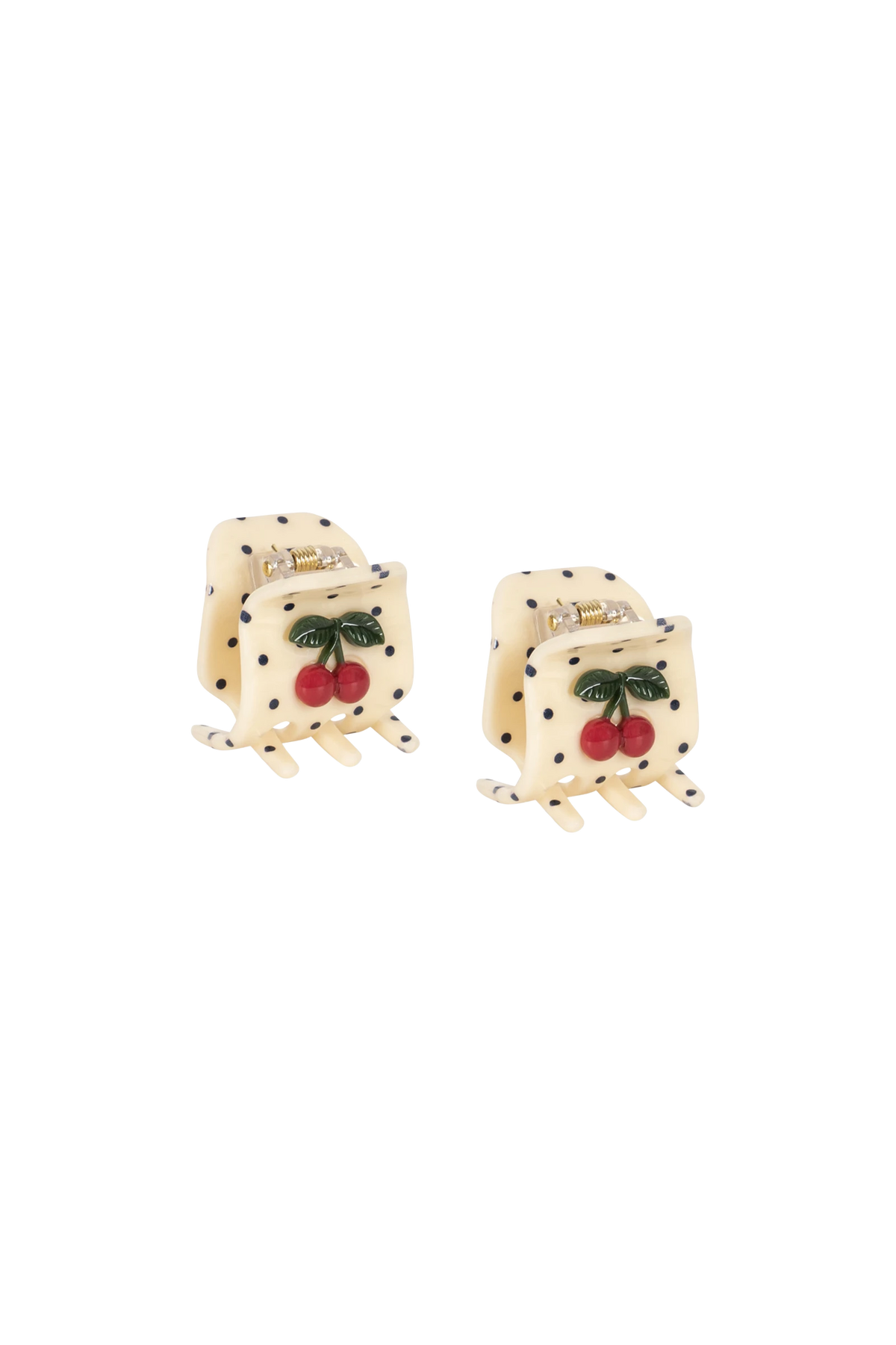 Akcesoria do włosów 2 Pack Cherry Dot Hair Claws MULTI