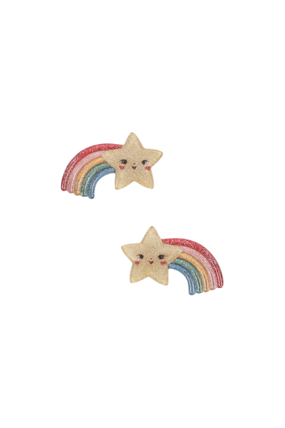 Spinki do włosów Rainbow Star Hair Clip MULTI