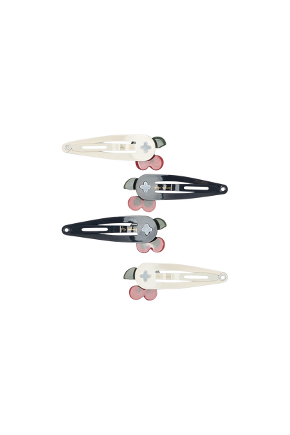 Akcesoria do włosów 4 Pack Cherry Dot Hair Clip MULTI