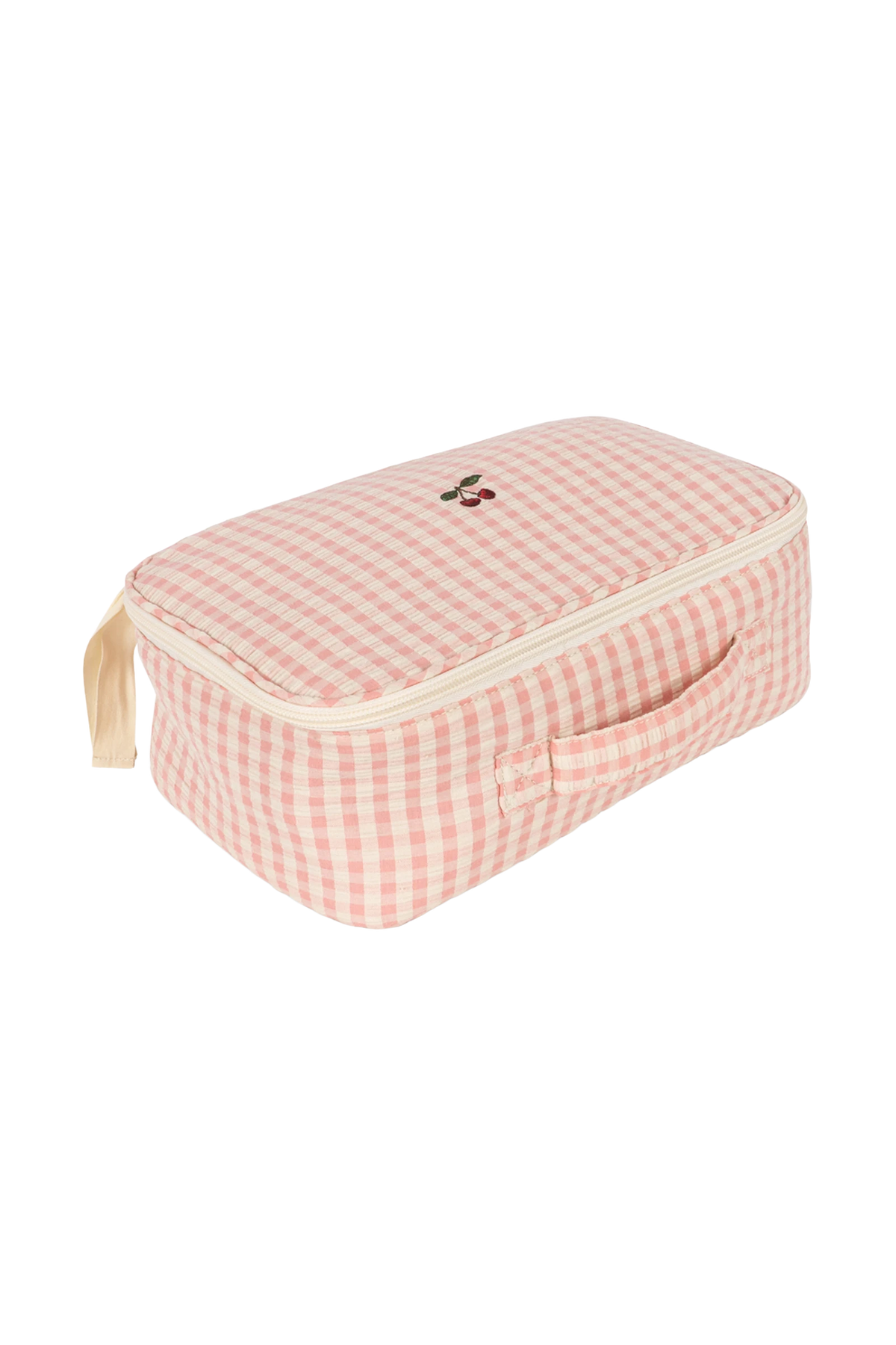 Lalka Baby Doll Nursery Suitcase PINK CHECK