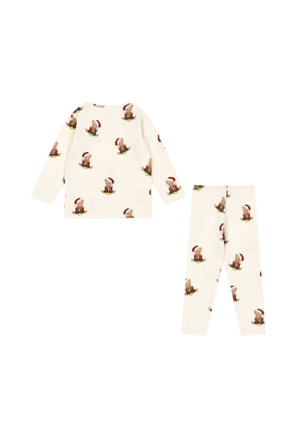 Piżama świąteczna Blouse/Pants Set TEDDY BEAR KIDS