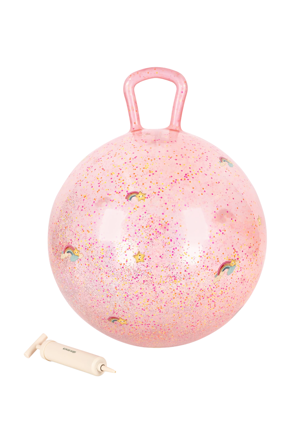 Piłka do skakania Glitter Jump Ball RAINBOW