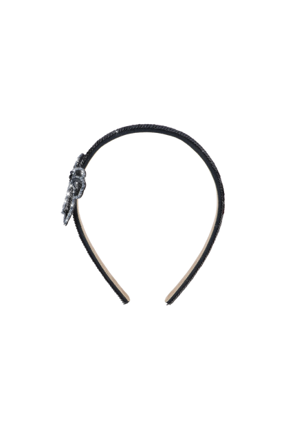 Akcesoria do włosów Sequin Bow Hairbrace NAVY