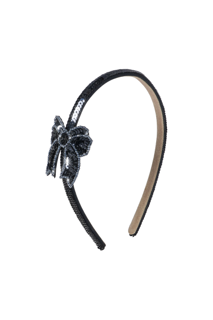 Akcesoria do włosów Sequin Bow Hairbrace NAVY