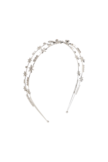 Opaska do włosów Sparkly Star Hairbrace SILVER MIX