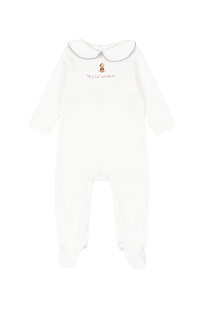 Pajacyk My First Christmas Onesie OPTIC WHITE