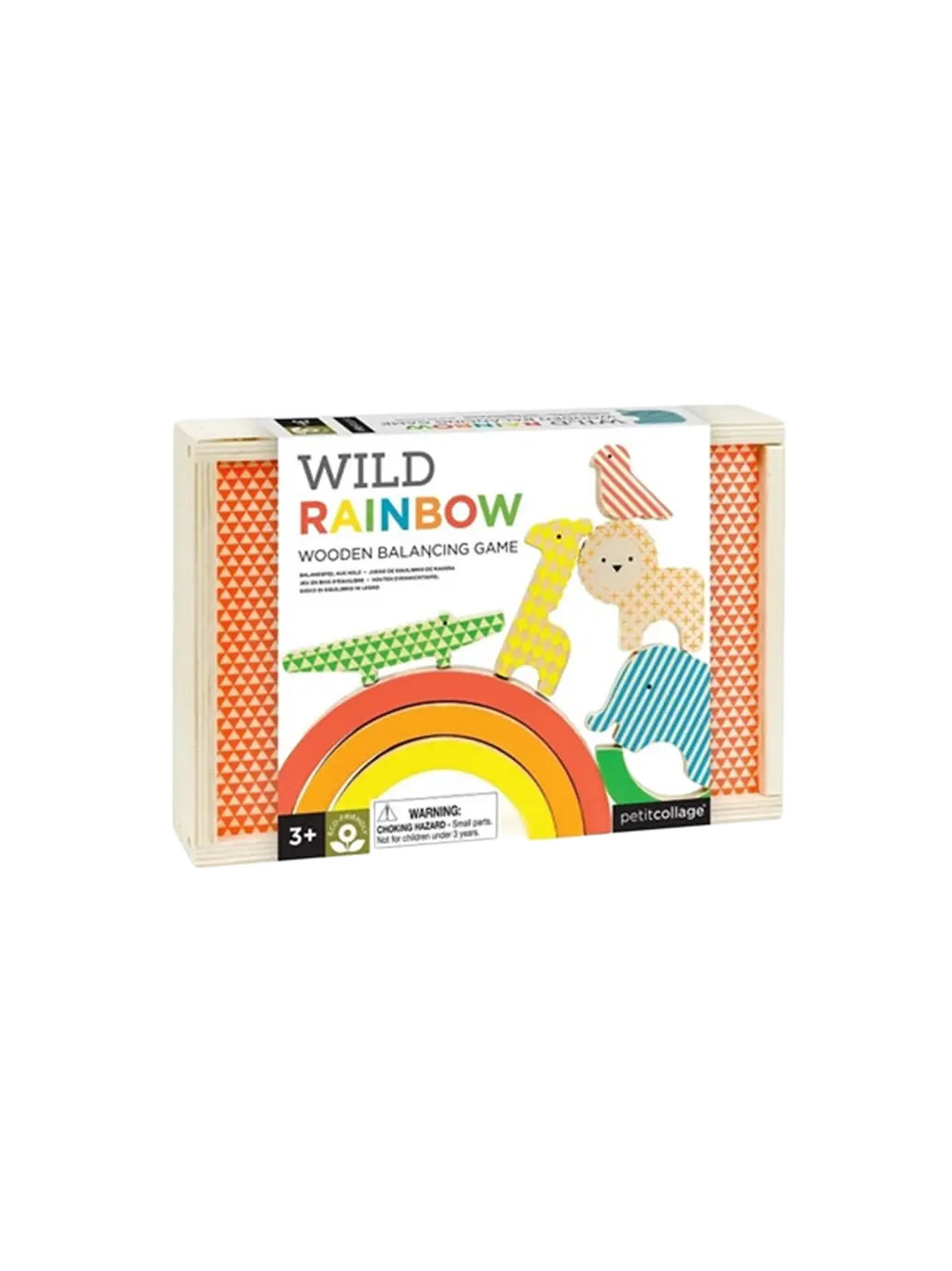 drewniana gra Wild Rainbow Petit Collage BEBE Concept 