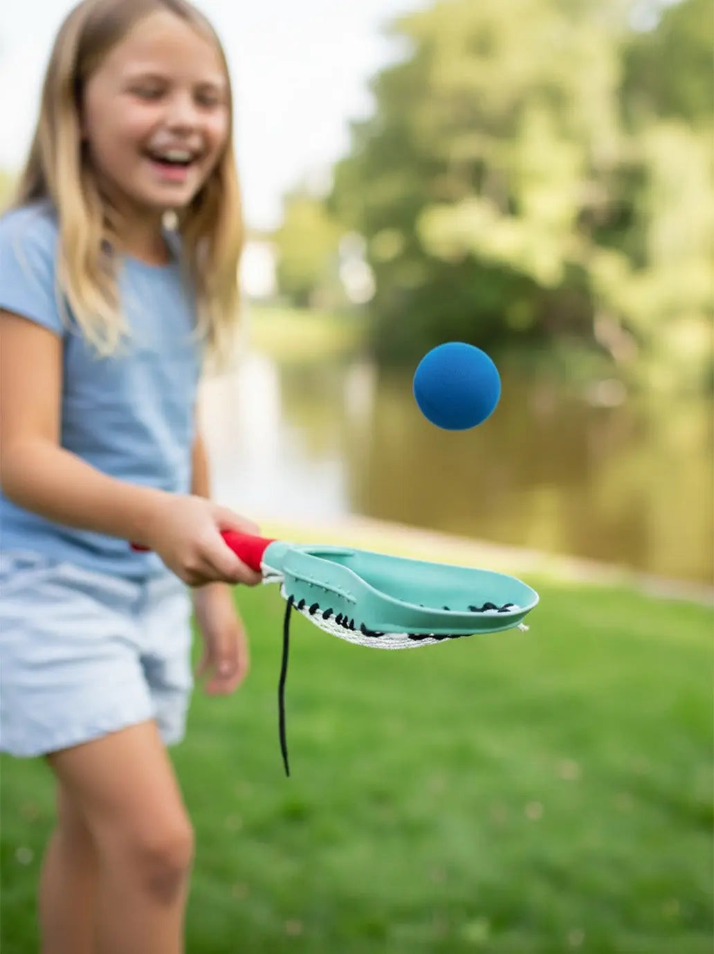Zestaw rakietek z miękką piłką do Lacrosse BS Toys BEBE Concept 