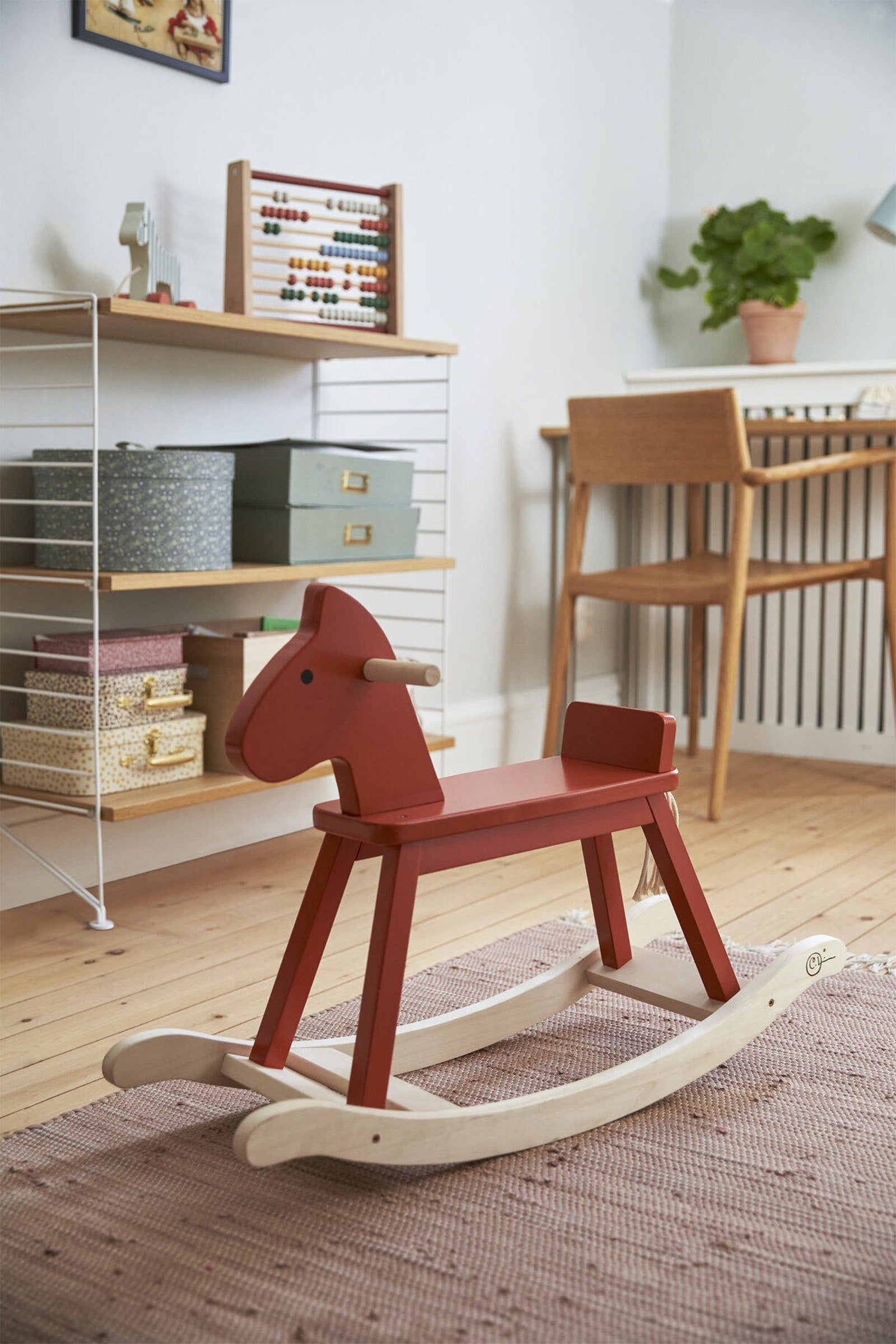 Koń na biegunach Carl Larsson RED