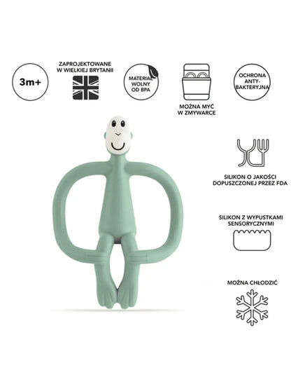Gryzak kojący ze szczoteczką Małpka Matchstick Monkey BEBE Concept 